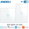 Control Andeli Wifi Smart Boiler Switch 20a 4400w Water Heater Smart Life Tuya App Remote Control Alexa Echo Google Home Voice Control