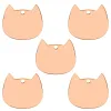 Tags 20pcs Cat visage id id chien tags tags miroir polonais plaque en acier inoxydable décoration de gravure personnalisée charme de chaîne animale