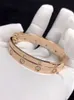 Bracelets de concepteur de luxe Boutique en ligne Bracelet en or rose Bracelet Femmes Luxur