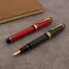 Brand Metal X550 Fountain Pen Calligraphy Green Golden 35mm NIB Business Office School Supplies Writing Penns 240409