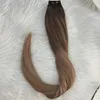 Ombre Tape in Human Hair Extensions Balayage T2/6/18 color Remy Brazilian Skin Weft Tape on Extension 100g/40pcs