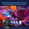 Magcubic 4K Native 1080p Android 11 Projektor 390Ansi Hy320 Dual WiFi6 BT50 Kino Outdoor Outdoor Tragbares Projetor Event