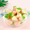 Party Decoration 5 PCS Simulated Strawberry Decor Artificial Fruit Kitchen Models Frukter Ornament Birthday Decorations Fake Jordgubbar