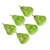 Party Decoration 6 Pcs Orange Simulated Sydney Child Plant Decor Po Props Poly Dragon Desktop Mini Pear