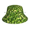 Bérets Bruxelles Sprouts Bons de tricot Brassica Oleracea Brussells Veggies Madylly Face Yukky couvrant Cool Trendy