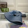 Projektant czapki trójkąt marki czapki kulkowe umyta dżinsowa czapka baseballowa dla mężczyzn Kobiet Street Casual Denim Busket Hat Outdoor Sun Hat