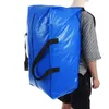 Sacs de rangement 2pcs Sac en mouvement bleu extra-grand robuste pour vêtements Handles Handles Totes Luggage Toy Organisateur
