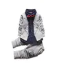 Kids Fashion Brand Clothes Baby Cotton Full Sleeve Tshirts And Pants Toddler Tracksuit Autumn Children Boy Girl Clothing Sets LJ23013646