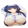 Fare pedleri bilek dinler kasumigaoka utaha anime 3D Oppai fare ped bilek istirahati y240423