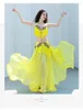 Stage Wear Women Egyptian Belly Dance Costume Set Popsong Performance Oriental Outfit Group Competition Costumes Long Maxi Skirt