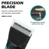 VGR Haar Trimmer Draadloze Clippers Waterdichte snijmachine Verstelbare Clipper Transparant voor mannen V695 240411