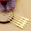 Pickers de cire d'oreille en acier inoxydable Sluffes Pick Pick Pick Caxes Remover Eorers Nettoyer cuillère Kong Gold Oreau Spoon Small Gift Metal Tools