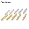 Composants Perles de cristal pavées Barres de tube incurvé 10 trous Spacer Perles en vrac Bijoux Riseaux 50pc par lot