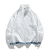 Męskie kurtki 2024 Summer Sun Ochrony skóry płaszcza mężczyzn Ultra-Light Sportsła Ice Silk Owewear Windbreaker Casual Solid W147