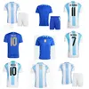 2024 Argentina Messis Soccer Jerseys 2024/2025 Copa America Cup de Paul J.Alvarez di Maria Camisa Correa Dybala