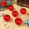 Bouteilles de rangement 12 pcs Boîte de pomme Boîte de Noël Conteneurs de Noël décorations d'arbres en plastique Parties Paies Fruit