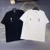 ハイバージョン夏の新しいトレンディブランドluo jia lファミリーゆるく快適なカップルピュアコットン半袖Tシャツ