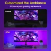 Strips PC Screen Backlight USB LED Strip Light Computer Monitor Color RealTime Sync DIY Game Atmosphere Light For 2434 inch Monitor