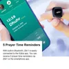Iqibla Smart Tasbih Tally Counter pour les musulmans Zikr Ring Digital Tasbeeh 5 Time de prière Vibration Rappel Bluetooth 5.1 240423