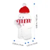 Storage Bottles Gingerbread House Mug Christmas Drink Bottle Mini Juice Portable Beverage