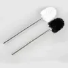 Holders en acier inoxydable Brosse de toilette de salle de bain WC Black Cuisine Nettoyage Brosse de nettoyage en argent Nettrveur Scurpeur de salle de bain