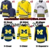 Kob Weng 2016 Nuovi bambini da donna da uomo personalizzato 1 Steve Racine 11 Zach Hyman NCAA Michigan Wolverines Maglie portiere Cut Ice Hockey Jersey