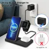 Laddare 20W Wireless Charger Stand för Apple Watch 7 AirPods Pro 3 i 1 Fast Charging Dock Station för iPhone 14 13 12 11 XS 8 IWATCH