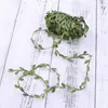 Decoratieve bloemen kunstmatige wijnstokken klimop blad planten wijnstok hangende slinger gebladerte groen voor huizentuin bruiloft kerst