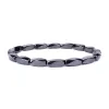 Strands Weight Loss Magnetic Therapy Bracelet For Men Women Geometric Black Hematite Stone Beads Stretch Health Care Bracelet Jewelry