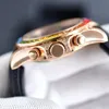 Modne męskie zegarek 41 mm Dial Casual Business zegarki na rękę gumowe paski designerskie zegarki Automatyczne łączenie na rękę mechaniczną