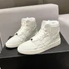 Män sneakers skel topp höga vita svarta skor kvinnor amri lila guld svart vit löpsko grå designer tränare