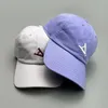 Ball Caps Soft top haftowane litera koreańskie czapki baseballowe mężczyźni kobiety słońce moda moda oddychający prosty snapback wszechstronny