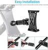 Cell Phone Mounts Holders Universal Handlebar Phone Mount Clamp with 360 Degree RotationCar Headrest Backseat Seat Mount for Motorcycle Stroller Scooter Y240423