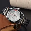 Top Luxury Breiting Watch Mens Watch Chronograph 44mm orologi Quartz Breightling Morove di orologio Montre de Luxe Premier Designer Watch Hot Sale Steel Strap 429 129