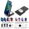 Chargers 2 In 1 20W Wireless Charger Fold Stand Pad Fast Charging for iPhone 14 13 12 11 8 Airpods 3 Pro Samsung S22 S21 Qucik Charge