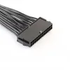 30 cm 24PIN 20+4PIN TRIPLE PSU -ATX Strömförsörjning Adapterkabel 18Awg Wire för gruvförsörjning Synkronisering Startlinje