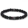 Strands Volcanic Stone Bracelet for Men Lava Wooden Beads Bracelet Tibetan Buddha Wrist Chain Women Men Jewelry Gift New Bracelets