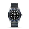 ORIGINAL 1TO1 TOPPLATS Märkesdesigner Watch Rudder Series Mechanical Watch Blue 41mm klockor med original logotyp