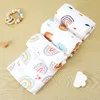 Couvertures Elinfant Bamboo Cotton 4 couches 1pcs Musline Baby Swaddles Soft Born Infant Wrap Swaddle