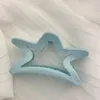 Clip di squalo Girls Blue Colore Starfish Gioometrica a stella Clip per capelli coreano Tesinaggio per capelli Accessori per capelli femmine Accessori per capelli Claw