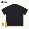 Drew Mango Trendy Marke kurzärärmisches Hemd mit lächelndem Gesicht gedruckter T -Shirt reines Baumwoll -Ins High Street lose