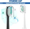 Heads 8pcs Ersättningsborstehuvuden kompatibla med Philips Sonicare Electric Toothbrush Medium Softness Dupont BRISTLES