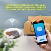 Kontrollera den nyaste automatiska husdjursmataren för katt/hund WiFi Smart Rotatable Dogs Food Dispenser Control App Timed Ration Support Recording