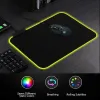 Rests Large Size Colorful Luminous RGB Gaming Mouse Pad AntiSlip Rubber Base Computer Keyboard Mouse Pad Antislip For Computer PC