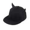 Ball Caps 2024 Arrivo Unisex Horns Snapback Cappello da baseball Cappello regolabile Cappelli hip hop di cotone Fashi