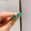 Lustre de lustre novo moda em forma de coração paraiba turmalina briols de pedra para feminino de diamantes do laboratório Brincho de jóias finas H240423