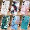 حالات الهاتف الخلوي لـ Galaxy S24 Case S24 Plus S 24 Ultra Phone Cover Marble Clear Coque Soft TPU Fundas for S24+ S24Plus Shell