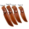 Tools Outdoor Knife Real Cowhide Leather Sheath Scabbard Holster Small Straight Sword Carry Cover Set Waist Belt Making Knife DIY Tool