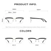 Lenses Caponi Tom Hardy Lunettes Légendes hommes Salon Frame Lunes d'ordinateur Cadre Blue Blocking Optical Men's Eyeglass BF1053