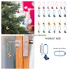 أساور سحر 25pcs جديدة Colorf Butterfly keychnshains Car Interior Hanging Ornament Rearview Mirror Exclues Decore Ot9uw